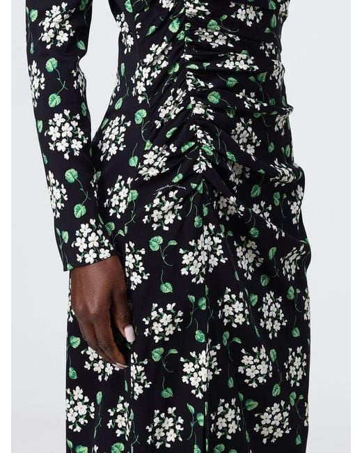 Dolce & Gabbana Multicolor Dolce &Amp Gabbana Floral Print Silk Midi Dress