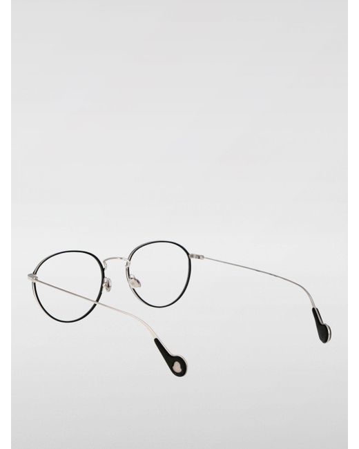 Moncler White Optical Frames for men