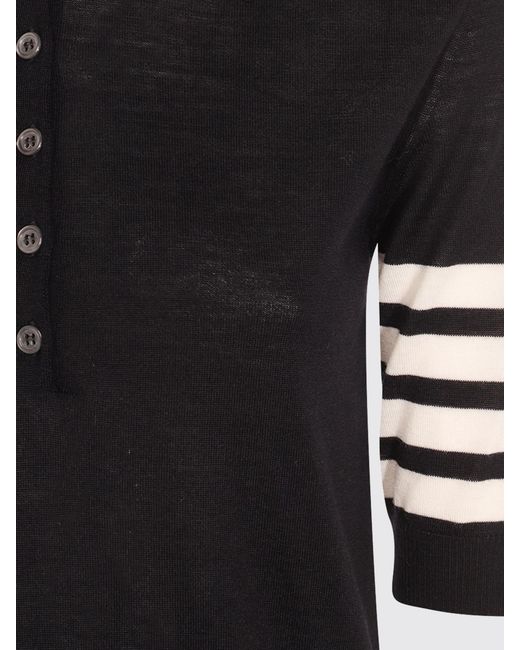 Polo Mujer Thom Browne de color Black
