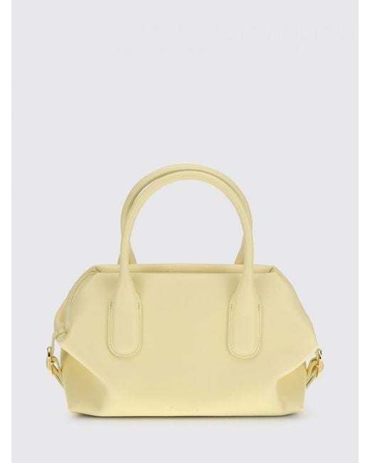 THEMOIRÈ Natural ThemoirÈ Talia Trunk Small Vegan Leather Bag