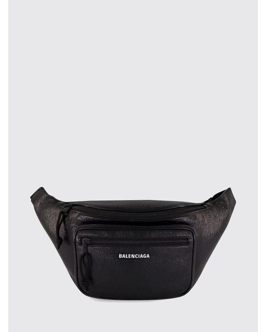 Balenciaga Black Explorer Bum Bag for men