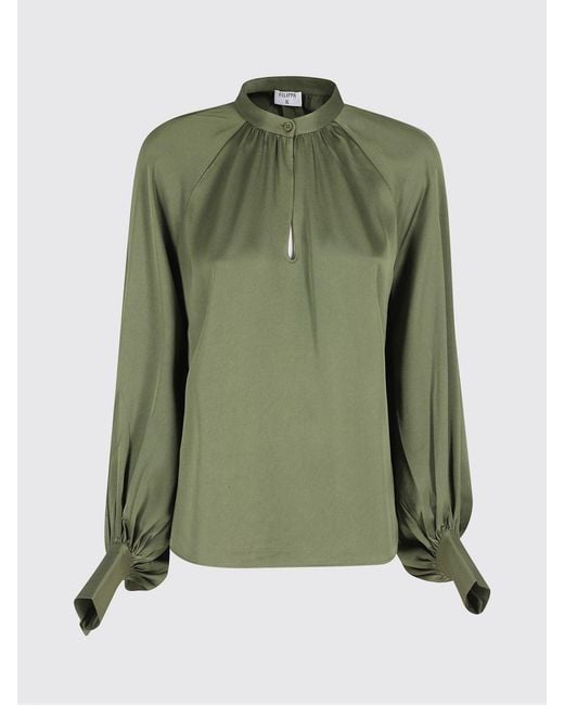 Filippa K Green Satin Blouse