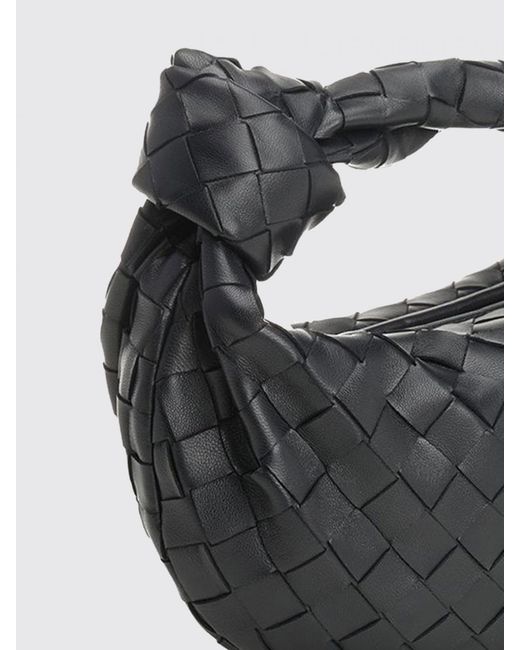 Bottega Veneta Gray Jodie Mini Woven Leather Bag