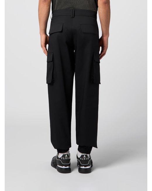 Philipp Plein Black Pants for men