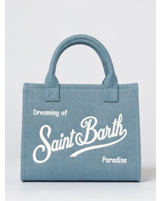 Mc2 Saint Barth Blue Vanity Handbag