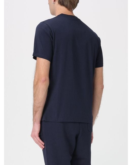 Autry Blue Basic Cotton T-Shirt for men