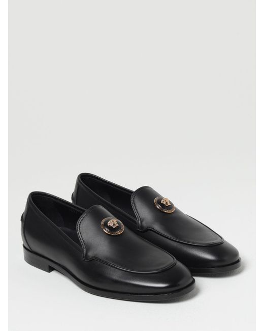 Versace Black Loafers for men
