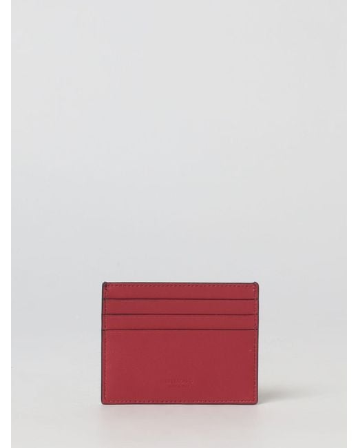 Ferragamo Gray Gancini Embossed Leather Card Holder for men