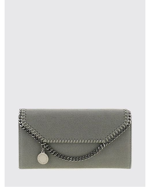 Stella McCartney Gray Falabella Eco Alter Mat Wallet On Chain