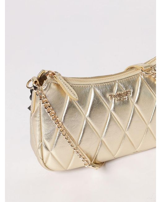 Twinset White Quilted Faux Leather Bag