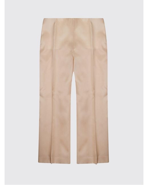Alberta Ferretti Natural Pants