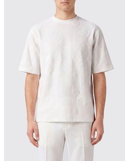 Casablanca White Tone-On-Tone Logo Cotton T-Shirt for men