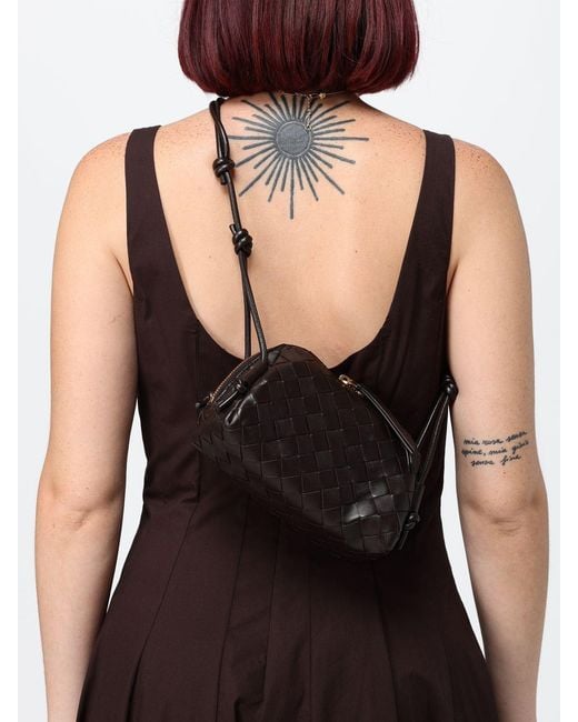 Bottega Veneta Gray Concert Mini Crossbody Bag