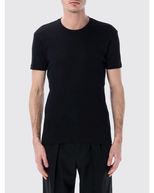 Tom Ford Black Basic Cotton T-Shirt for men