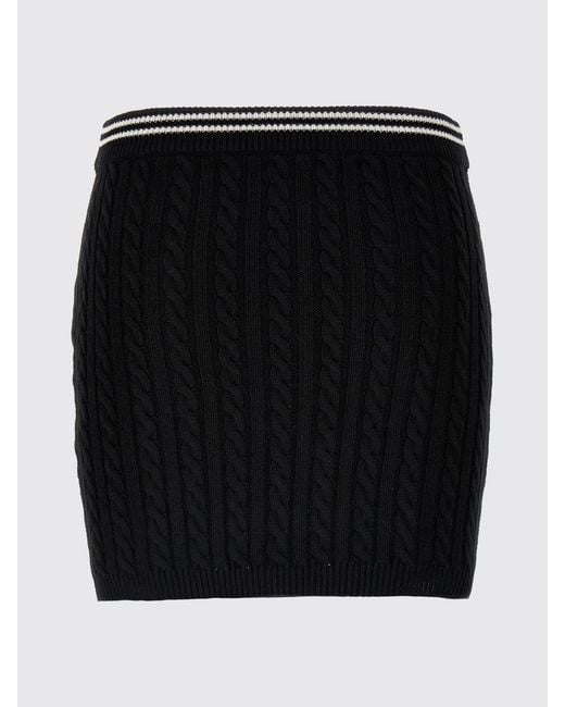 Alessandra Rich Black Skirt