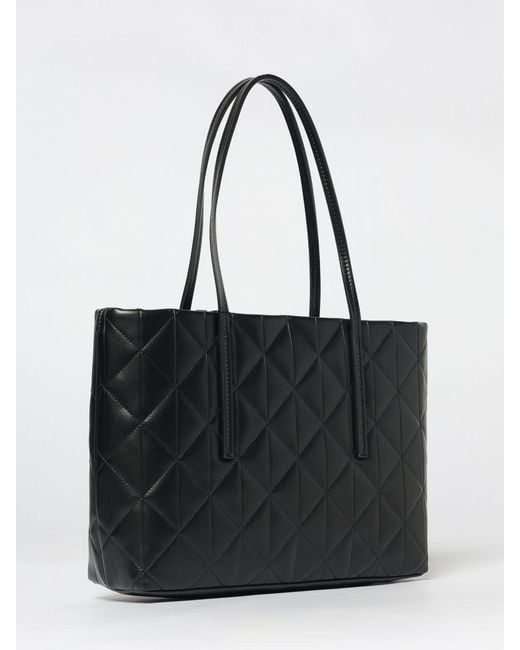 Calvin Klein Black Quilted Faux Leather Bag