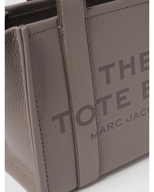 Marc Jacobs Gray The Tote Bag Grained Leather Bag