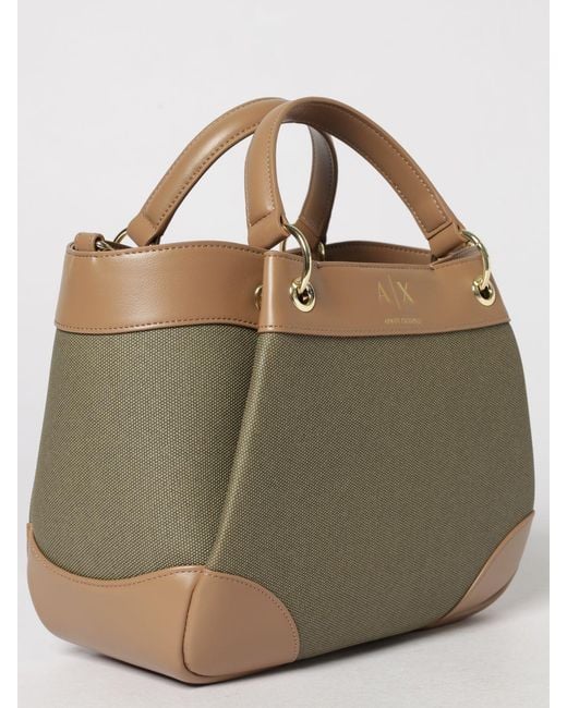 ARMANI EXCHANGE Multicolor Handheld Canvas Shopping Bag