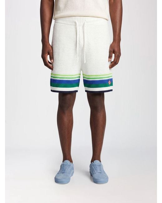Casablanca White Shorts for men