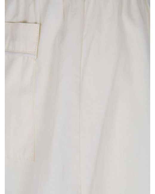 Entire studios Natural Cotton Shorts