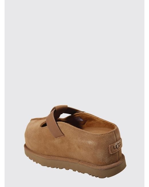 Ugg Brown Goldenstar Hi Suede Sabots