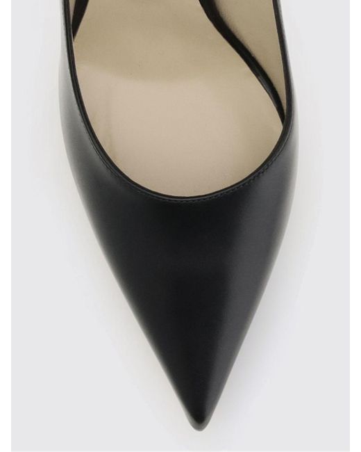 Jimmy Choo Black Love Smooth Calfskin Pumps With Stiletto Heel