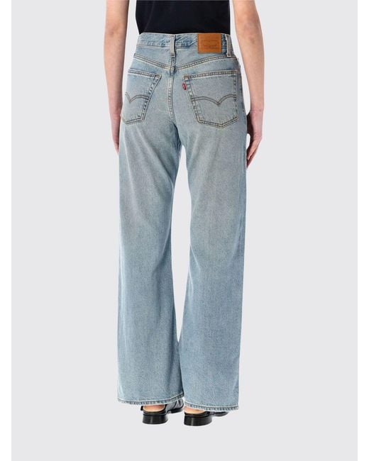 Jean Ample Ribcage Levi's en coloris Blue