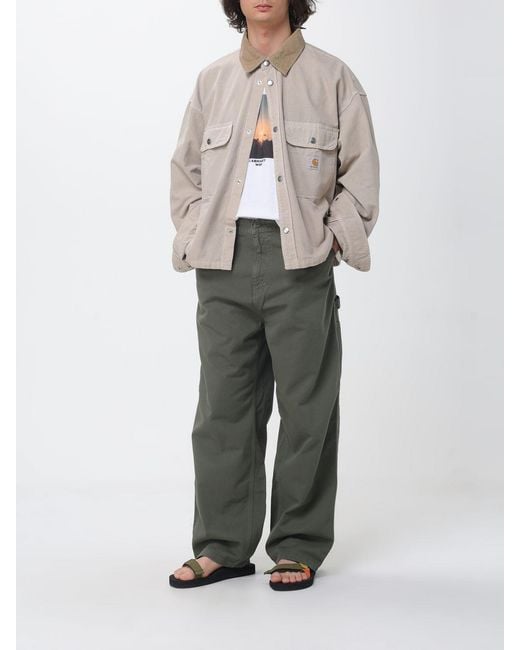Carhartt Gray Printescott Shirt Jacket for men