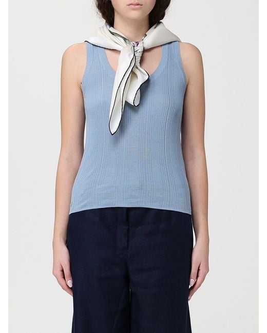 Alberta Ferretti Natural Printed Silk Scarf