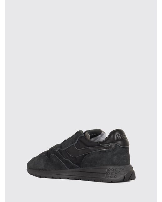 Autry Black Reelwind Suede And Nylon Sneakers for men