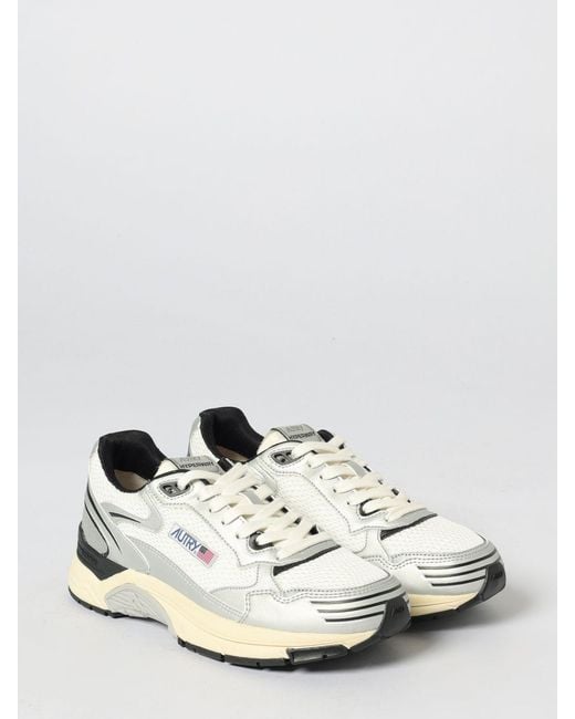 Autry White Hyperway Sneakers for men