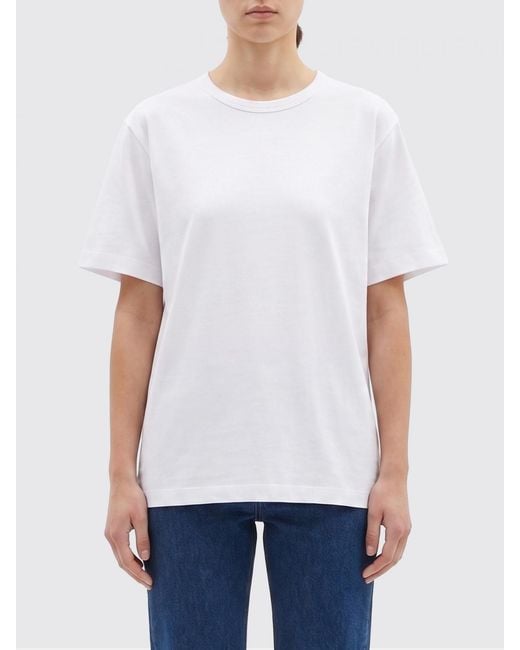J.W. Anderson White Basic Cotton T-Shirts