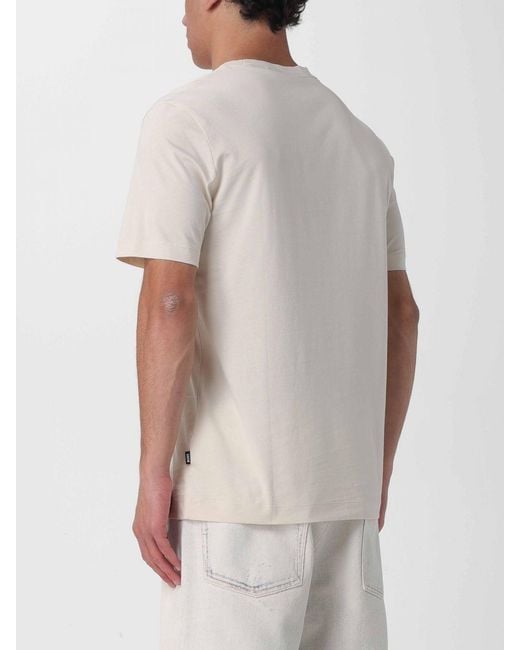 Boss White Basic Cotton T-Shirt for men