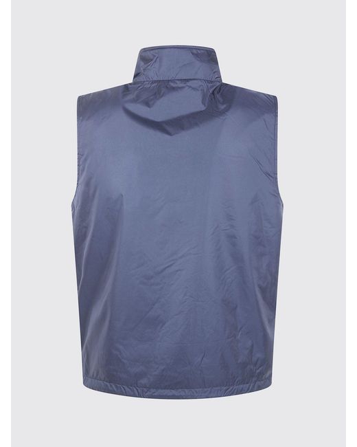 Chaleco De Nailon Con Cremallera Aspesi de hombre de color Blue