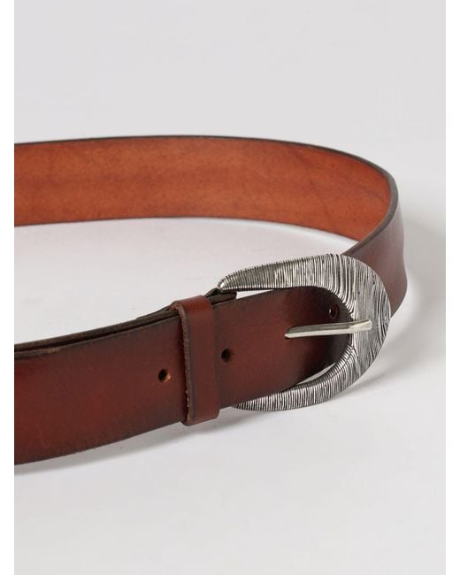 Orciani Brown Leather Belt