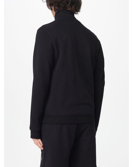 Belstaff Blue Cotton Zip-Up Sweatshirt for men