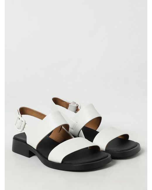 Camper Natural Flat Sandals