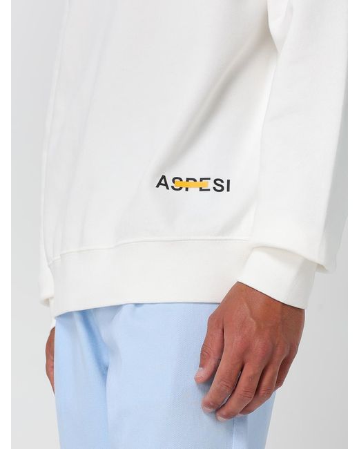 Aspesi White Sweatshirt for men