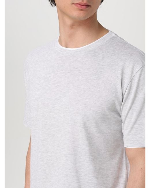 Eleventy White Cotton T-Shirt for men