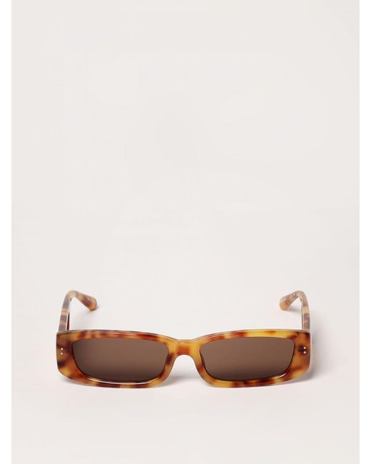 Linda Farrow Brown Talita Acetate Sunglasses