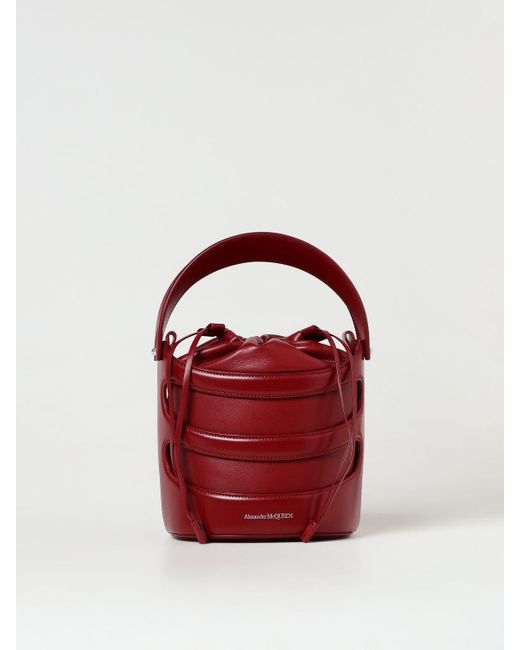 Bolso de hombro Alexander McQueen de color Red
