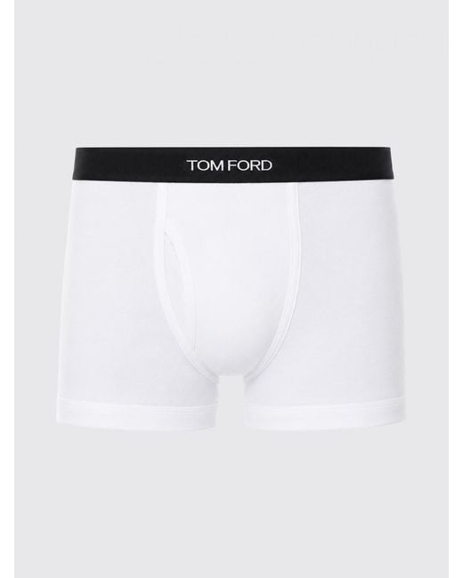 Tom Ford Black Set Of Two Stretch-Cotton Boxer Briefs With Logo Waistband for men