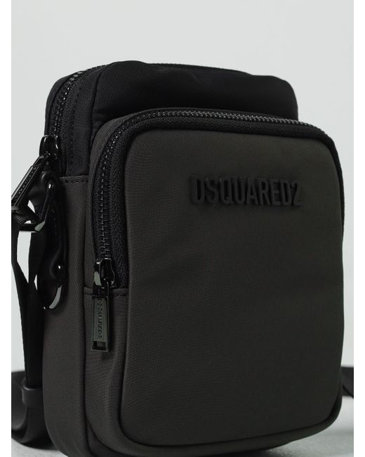 DSquared² Black Shoulder Bag for men