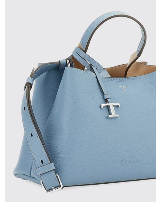 Tod's Blue Small Leather Bag