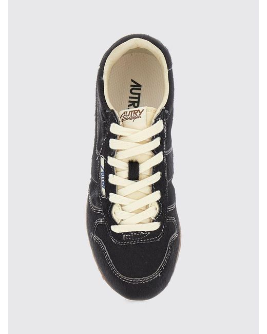 Autry White Windspin Low-Top Sneakers