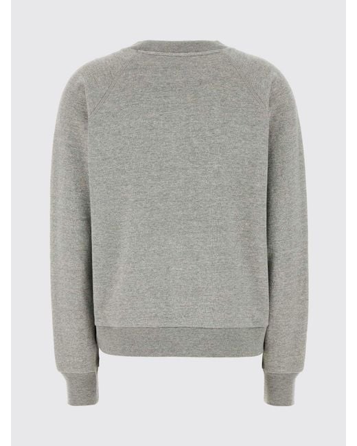 The Row Gray Cotton Blend Crewneck Sweatshirt