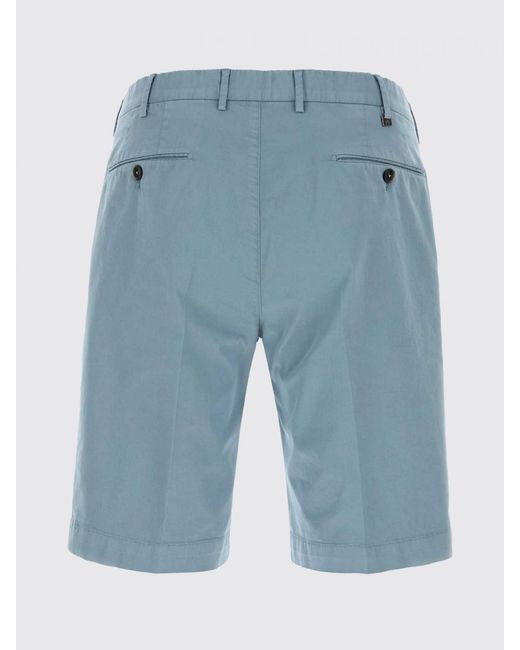 PT Torino Blue Stretch Cotton Chino Trousers for men