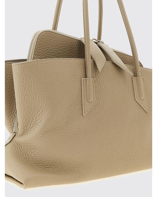 The Attico Natural La Passeggiata Shoulder Bag