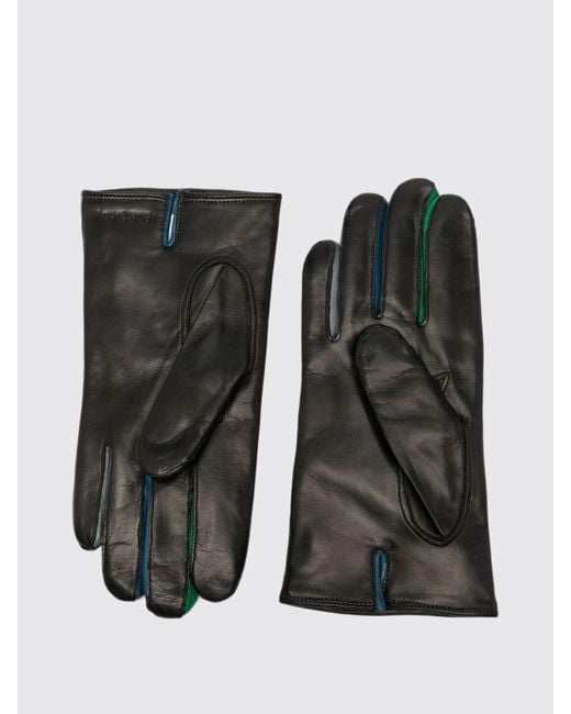 Paul Smith Black Classic Gloves for men
