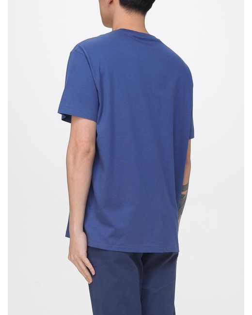 Polo Ralph Lauren Blue Cotton T-Shirt With Logo for men